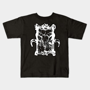 Gothic Ram Skull Kids T-Shirt